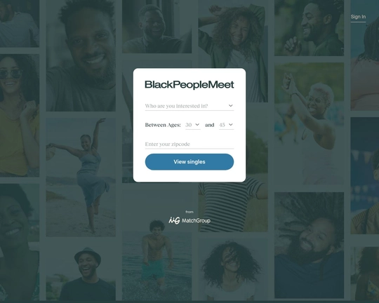BlackPeopleMeet.com Logo