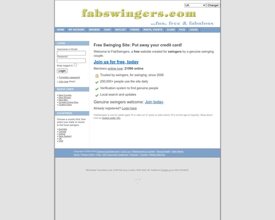 FabSwingers.com Logo